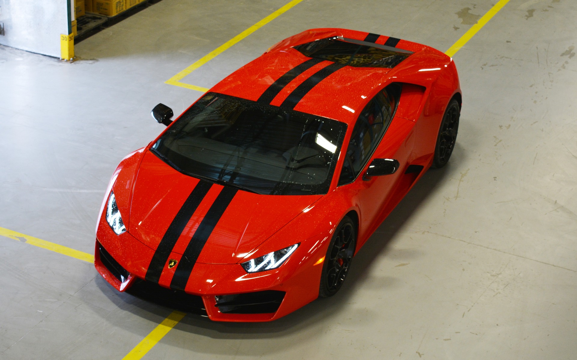 La voiture choisie par Seleen Alrishan, la Lamborghini Hurácan.