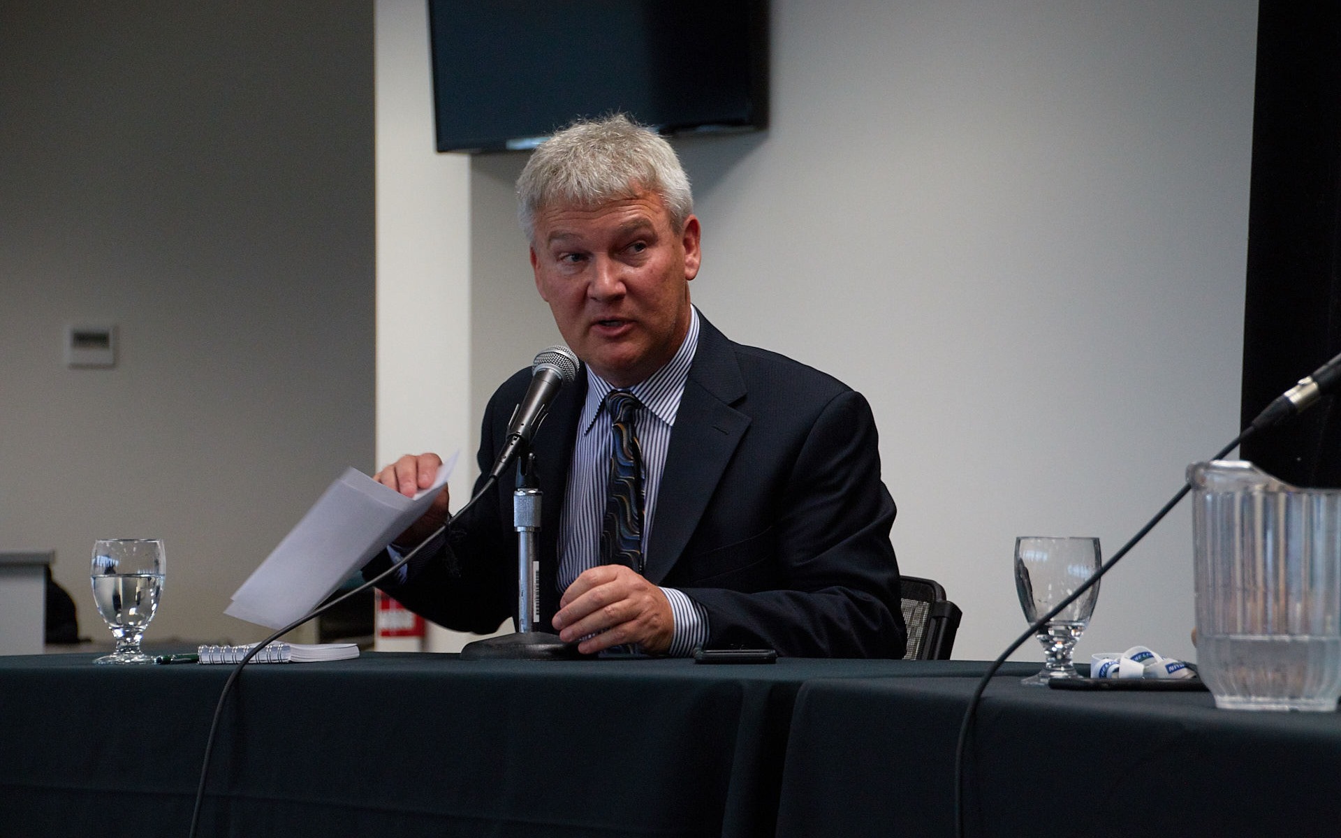 Mark Richardson, journalist and discussion panel moderator