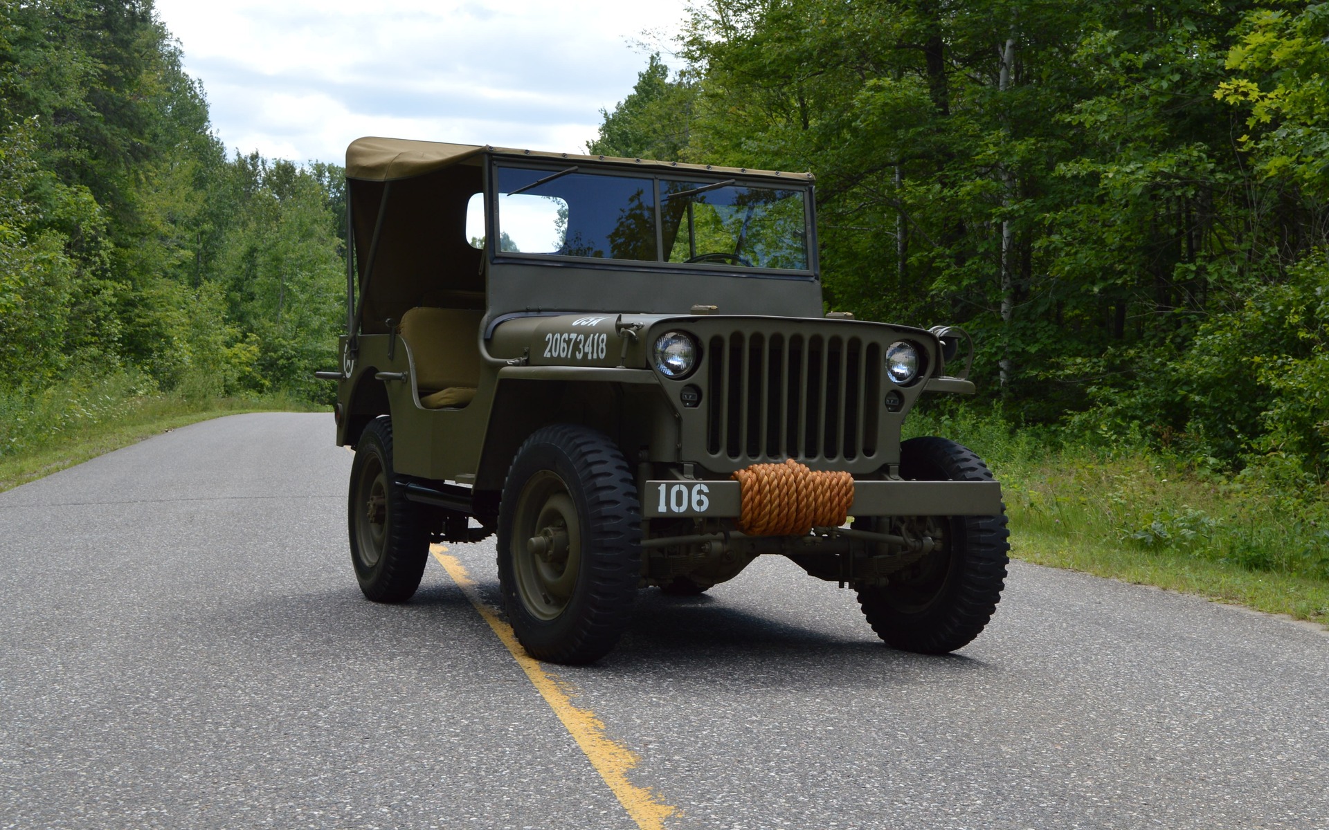 Willys 1944, l'ancêtre du Jeep Wrangler d'aujourd'hui