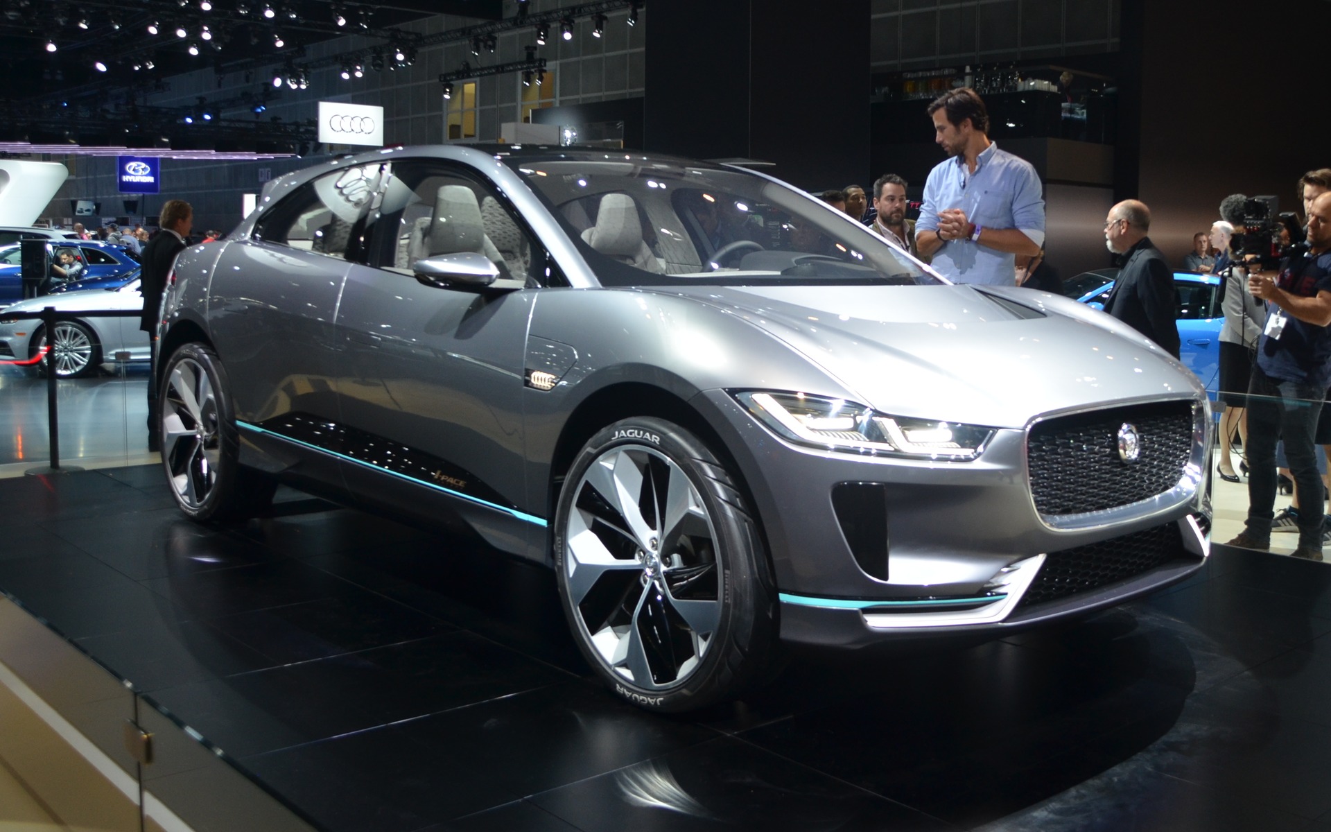 <p>Jaguar I-PACE Concept. Une future rivale &agrave; la Tesla Model X!</p>