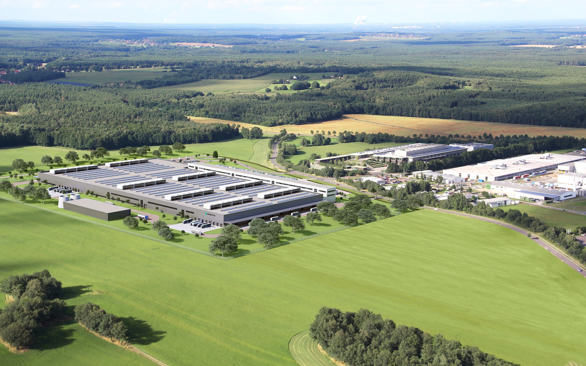 <p>Une des deux usines d'Accumotive, une filiale de Daimler-Benz.</p>