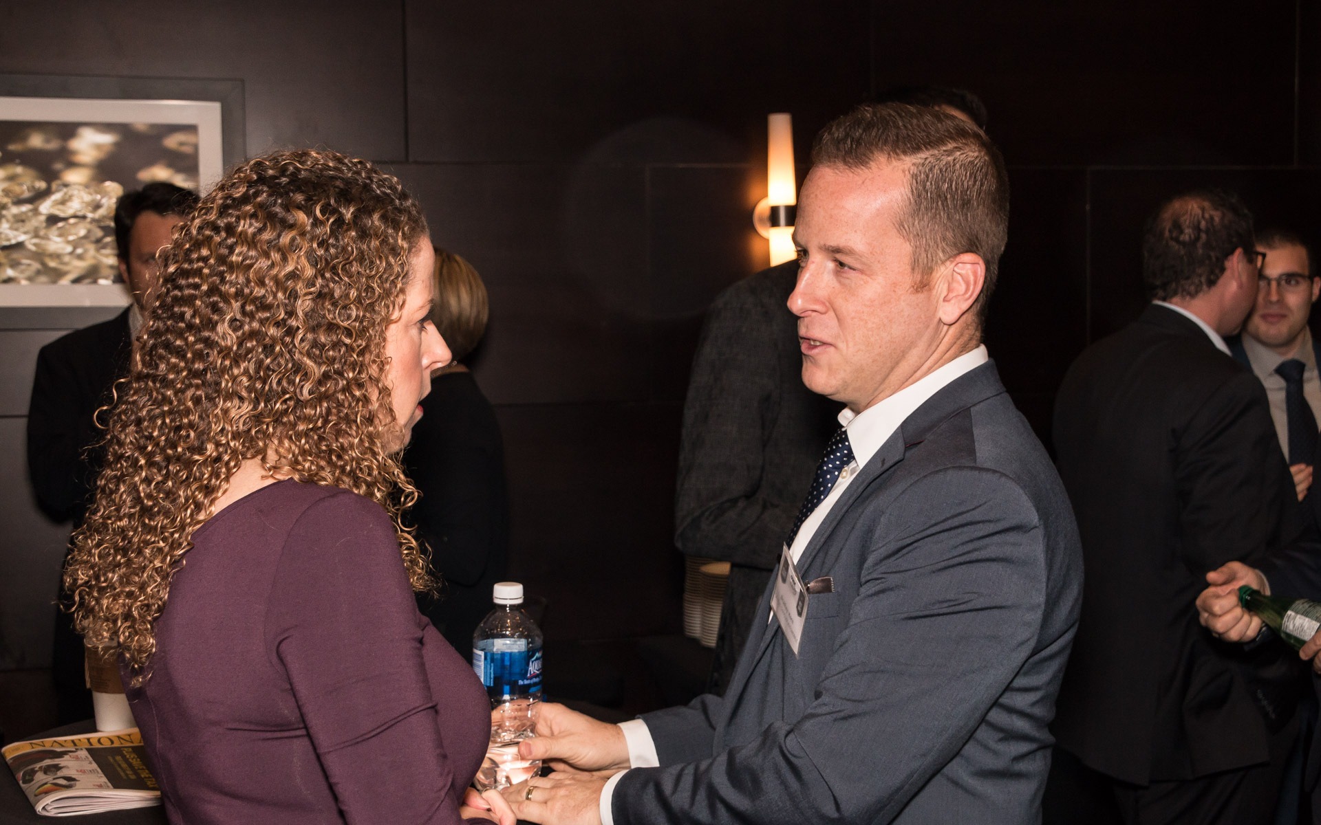 <p>Heather Meehan of Nissan Canada Inc. and Bradley Horn of FCA Canada.</p>