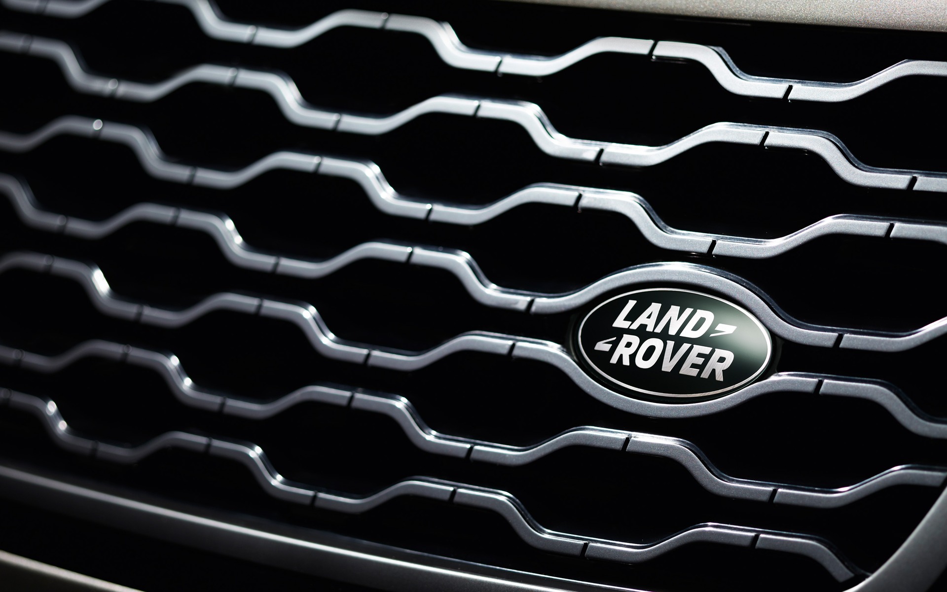 <p>Range Rover Velar 2018 - D&eacute;tail de la calandre.</p>