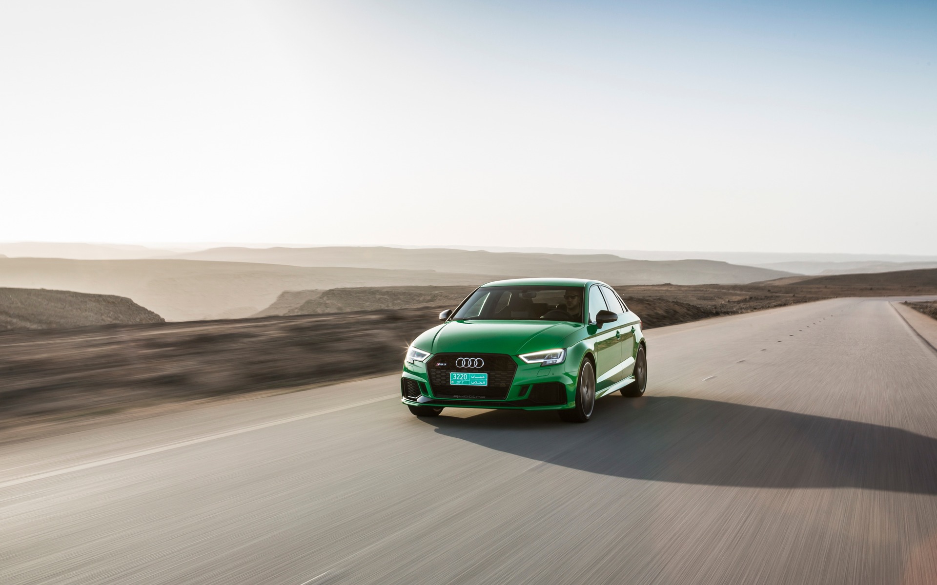 <p>2018 Audi RS 3 - 394 horsepower and 354 pound-feet of torque.</p>