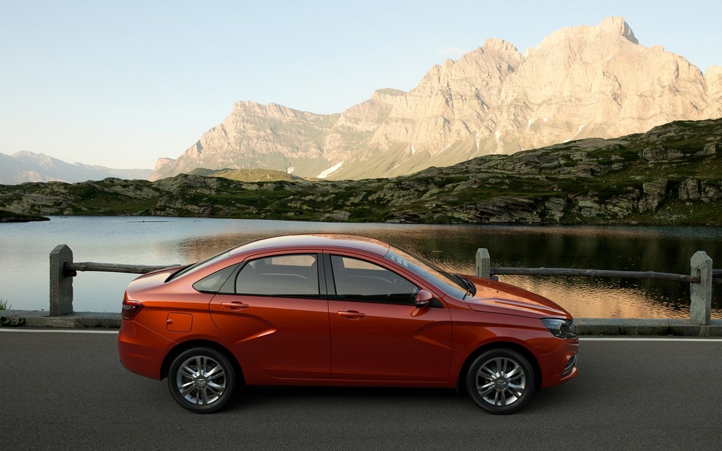 <p>Lada Vesta</p>