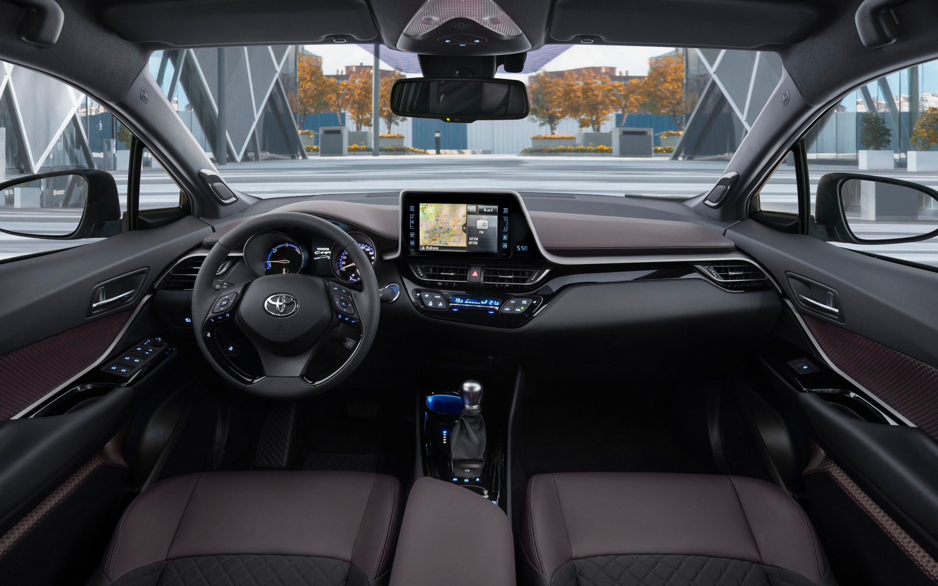 <p>2018 Toyota C-HR - A bold, modern design for the dashboard.</p>