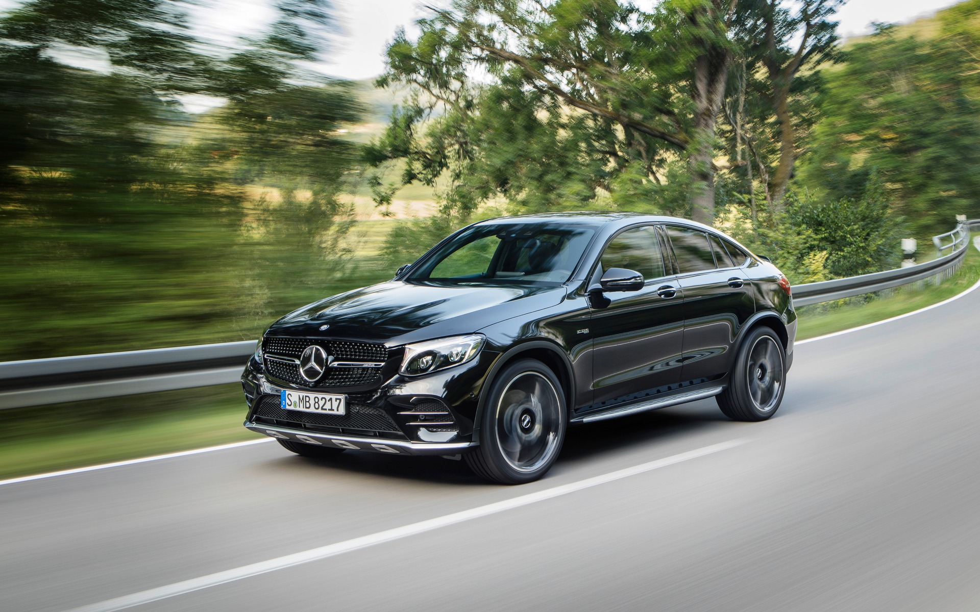 2017 Mercedes Benz Glc Coupe In The Canadian Badlands The