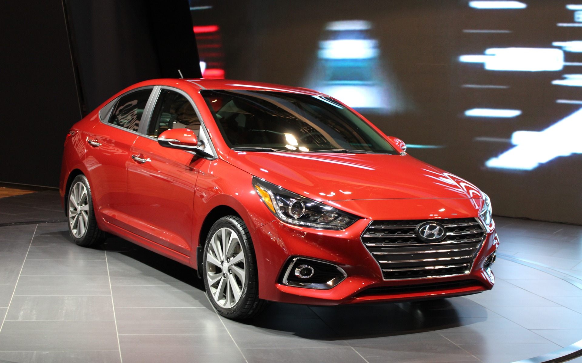 <p>2018 Hyundai Accent, completely redesigned.</p>