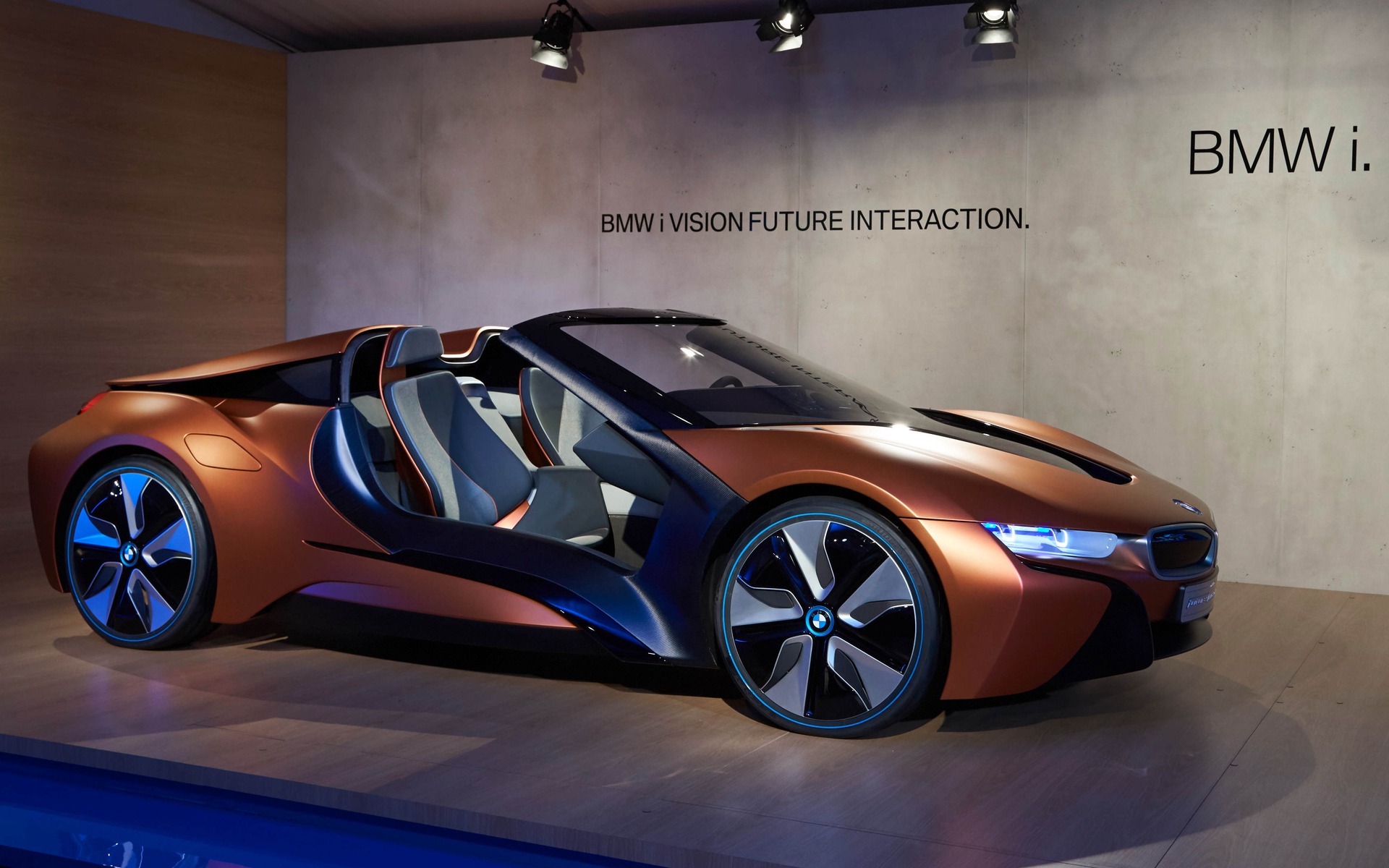 <p>BMW i VISION Future Interaction, a foretaste of the BMW i8 Roadster.</p>