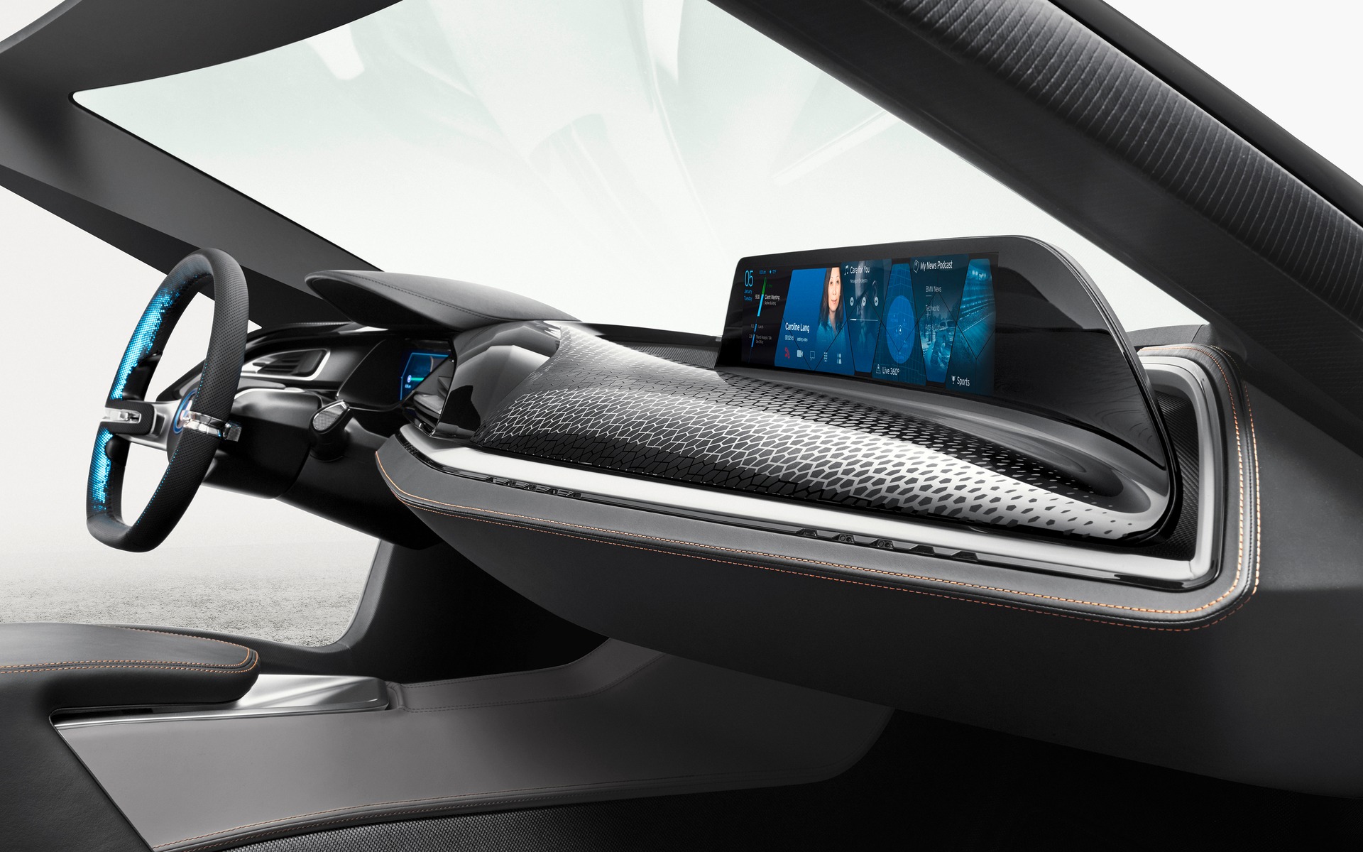 <p>BMW i VISION Future Interaction, a foretaste of the BMW i8 Roadster.</p>