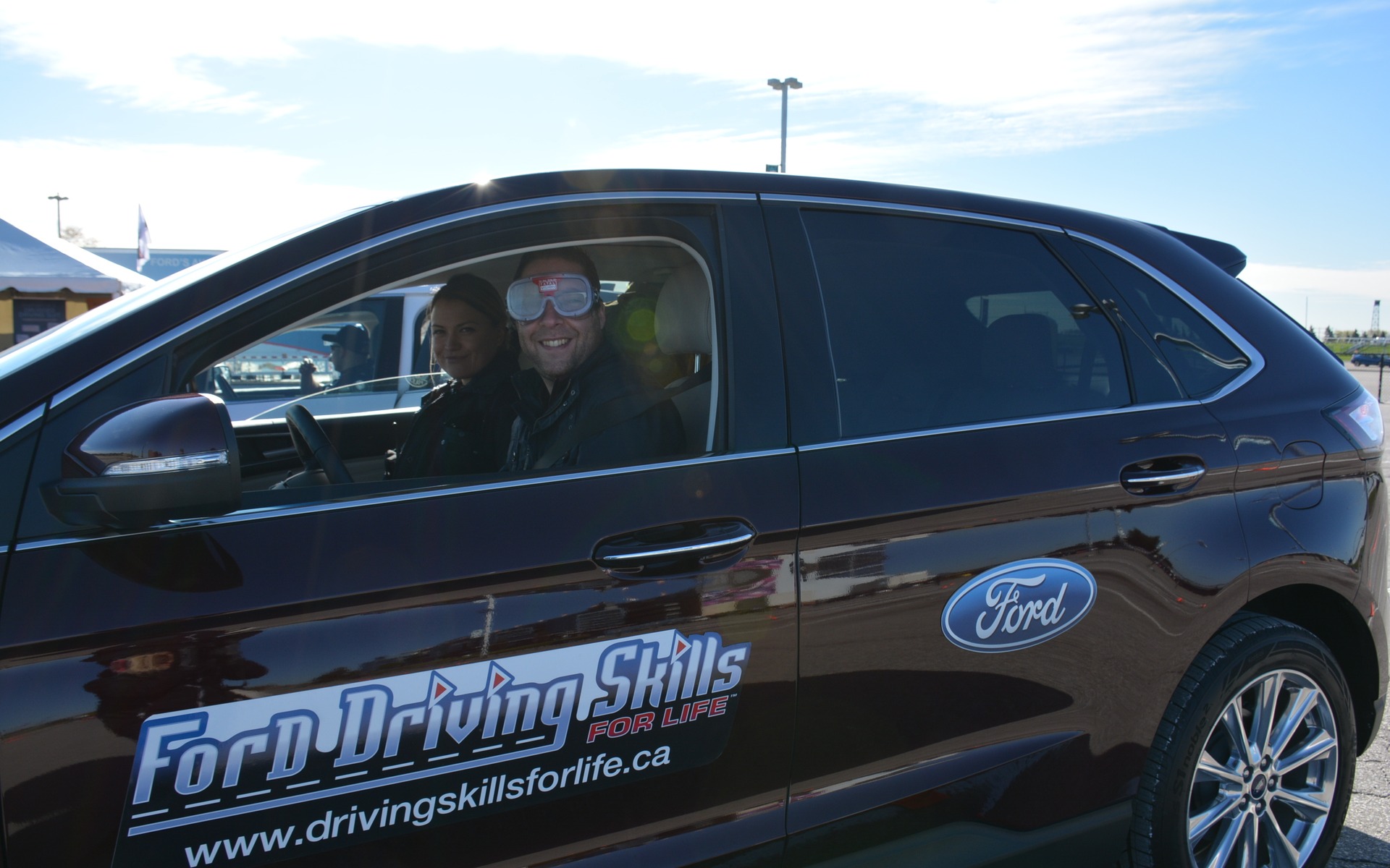 <p>Ford teaches students Driving Skills for Life.</p>