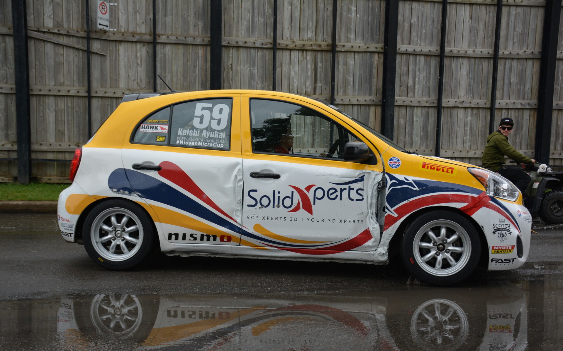 <p>Keishi Ayukai, Nissan Micra Cup</p>