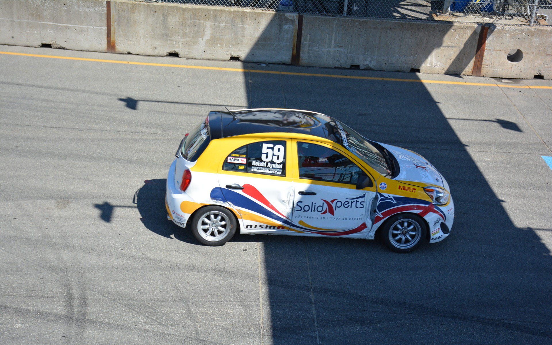 <p>Keishi Ayukai, Nissan Micra Cup</p>