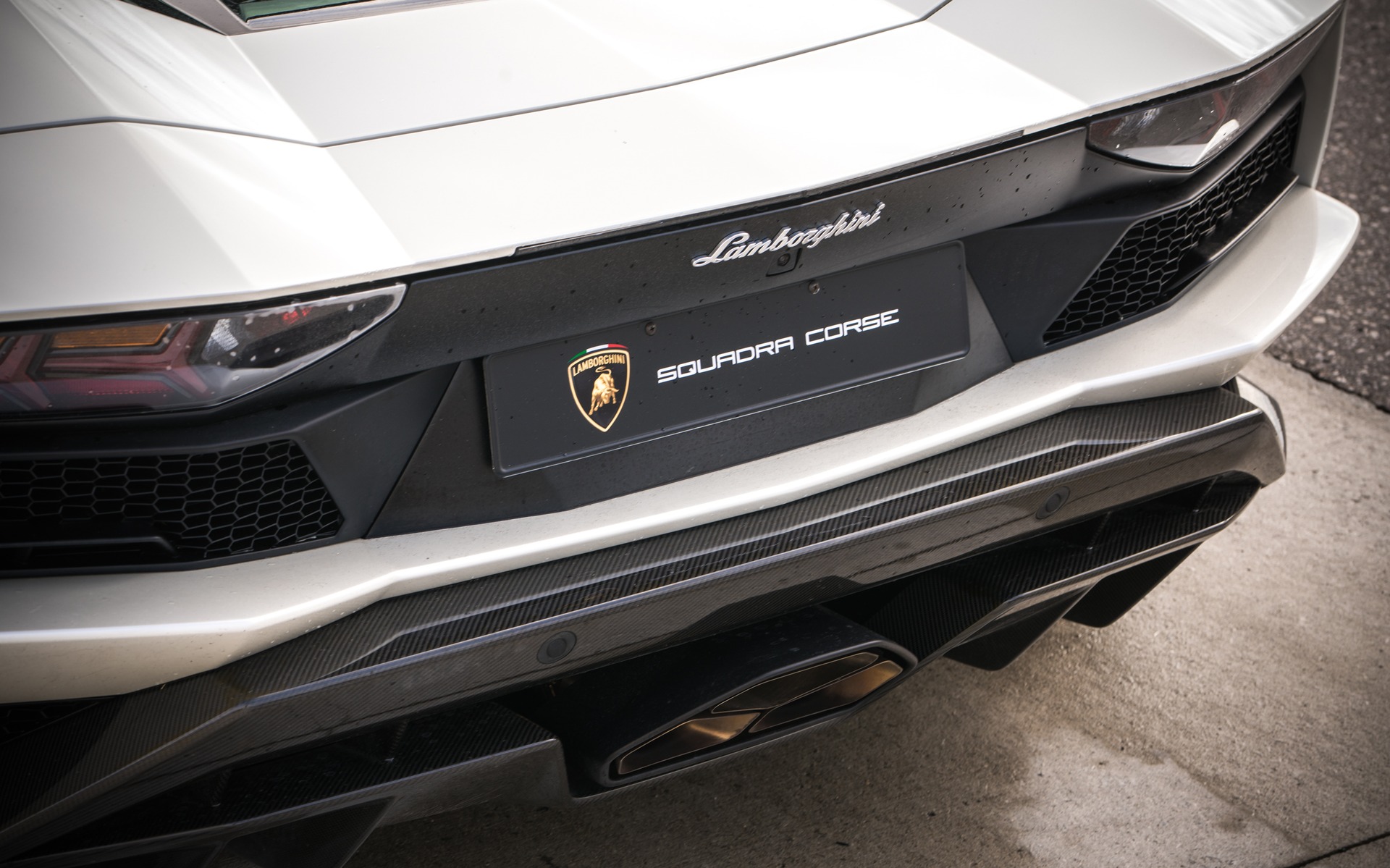 <p>Lamborghini Aventador S 2017 - Design de la partie arri&egrave;re.</p>