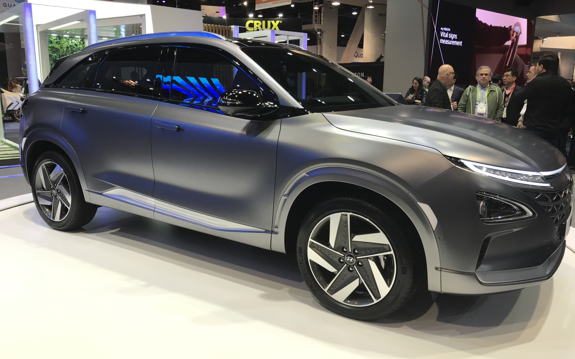 <p>Le Hyundai NEXO Concept au CES 2018</p>