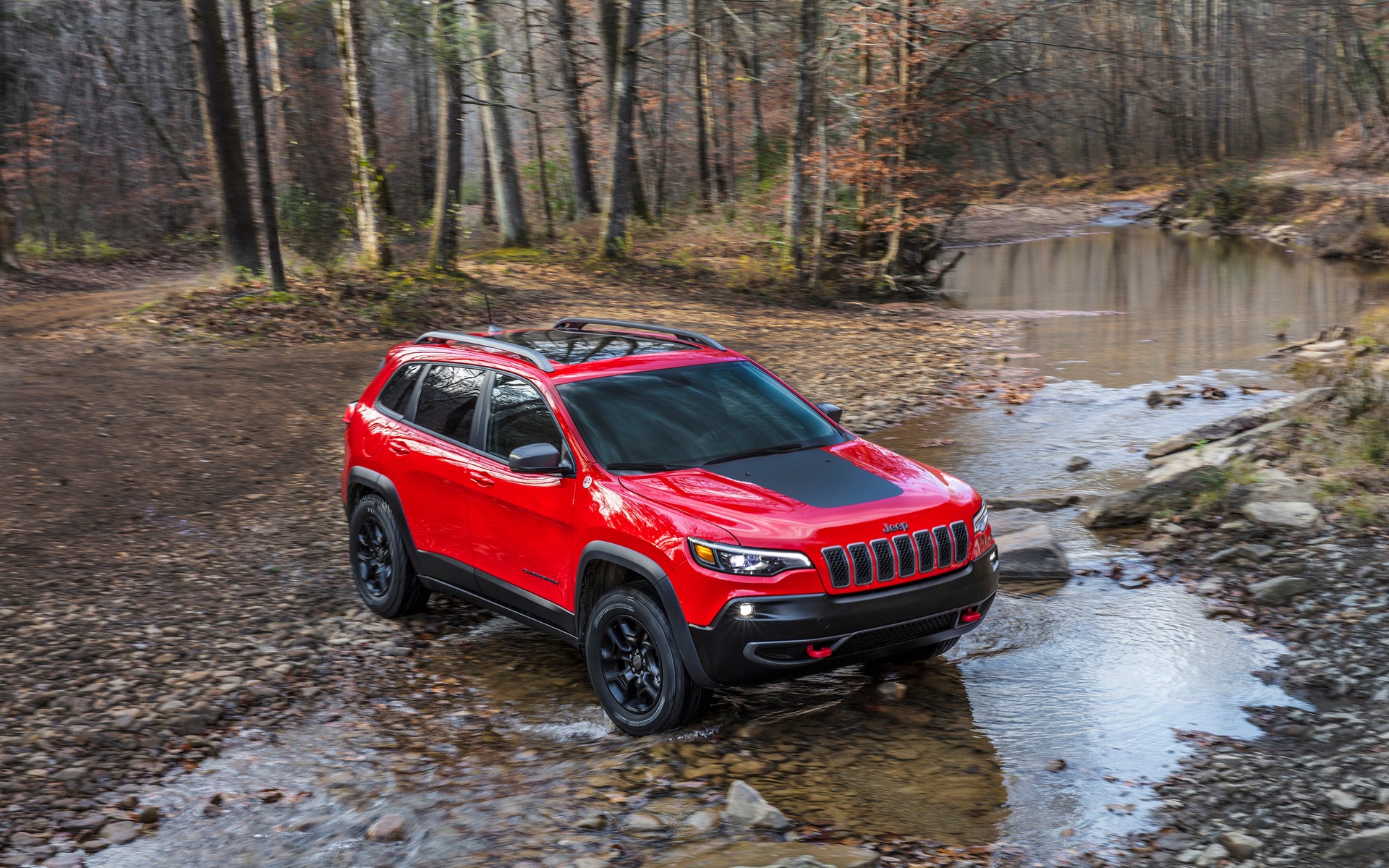 <p>The 2019 Jeep Cherokee Trailhawk</p>