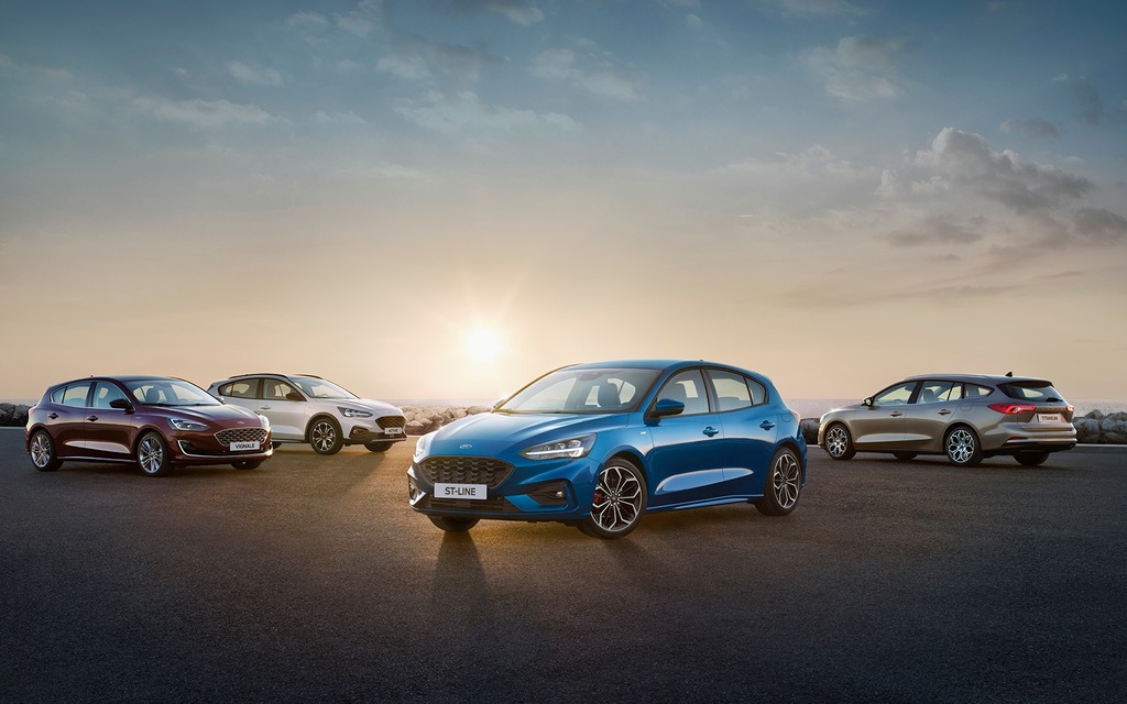 <p>The new Ford Focus will arrive in Canada in 2019 as a 2020 model.</p>