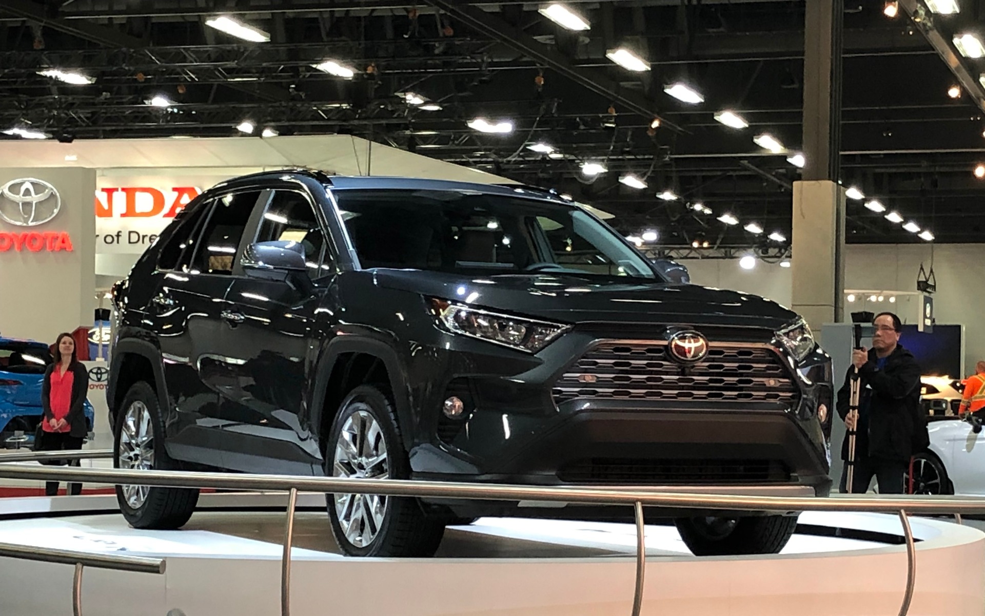<p>The Toyota presentation at the 2018 Edmonton Motorshow</p>