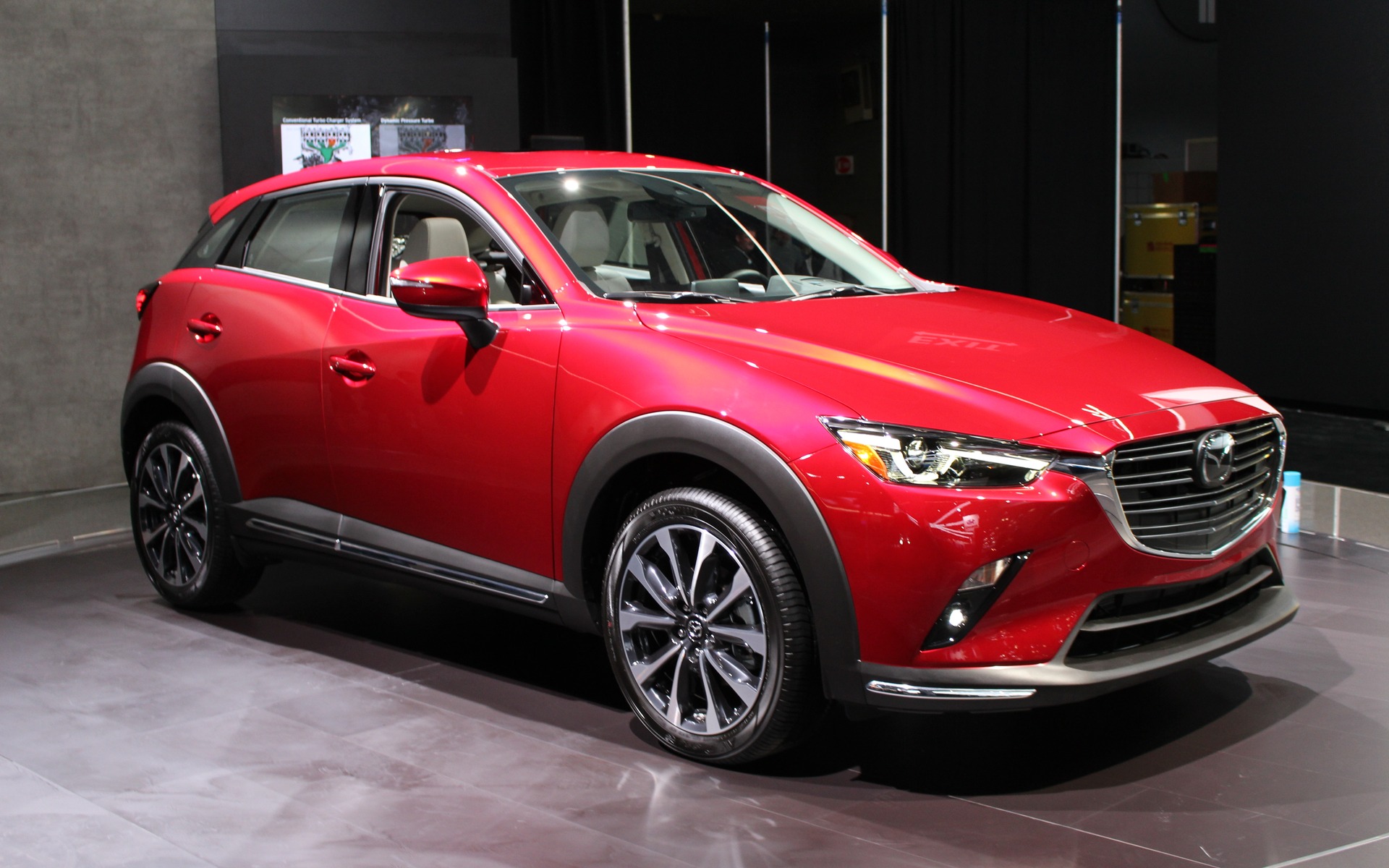 <p>Mazda CX-3&nbsp;2019 au Salon de l'auto de New York 2018</p>