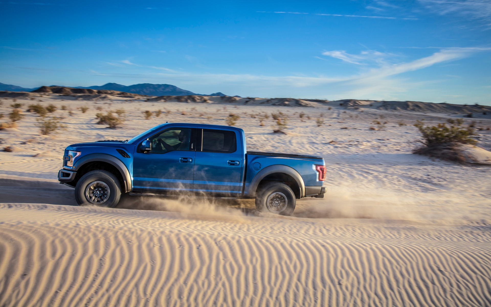 <p>2019 Ford F-150 Raptor loves sand</p>