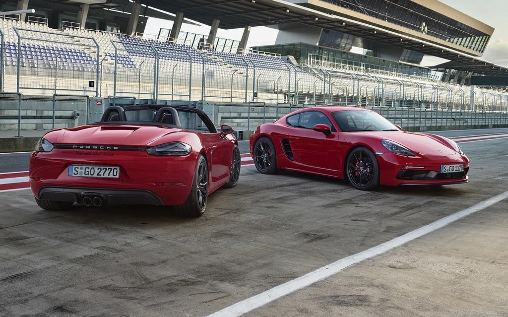 <p>Porsche 718 Boxster et 718 Cayman 2018</p>