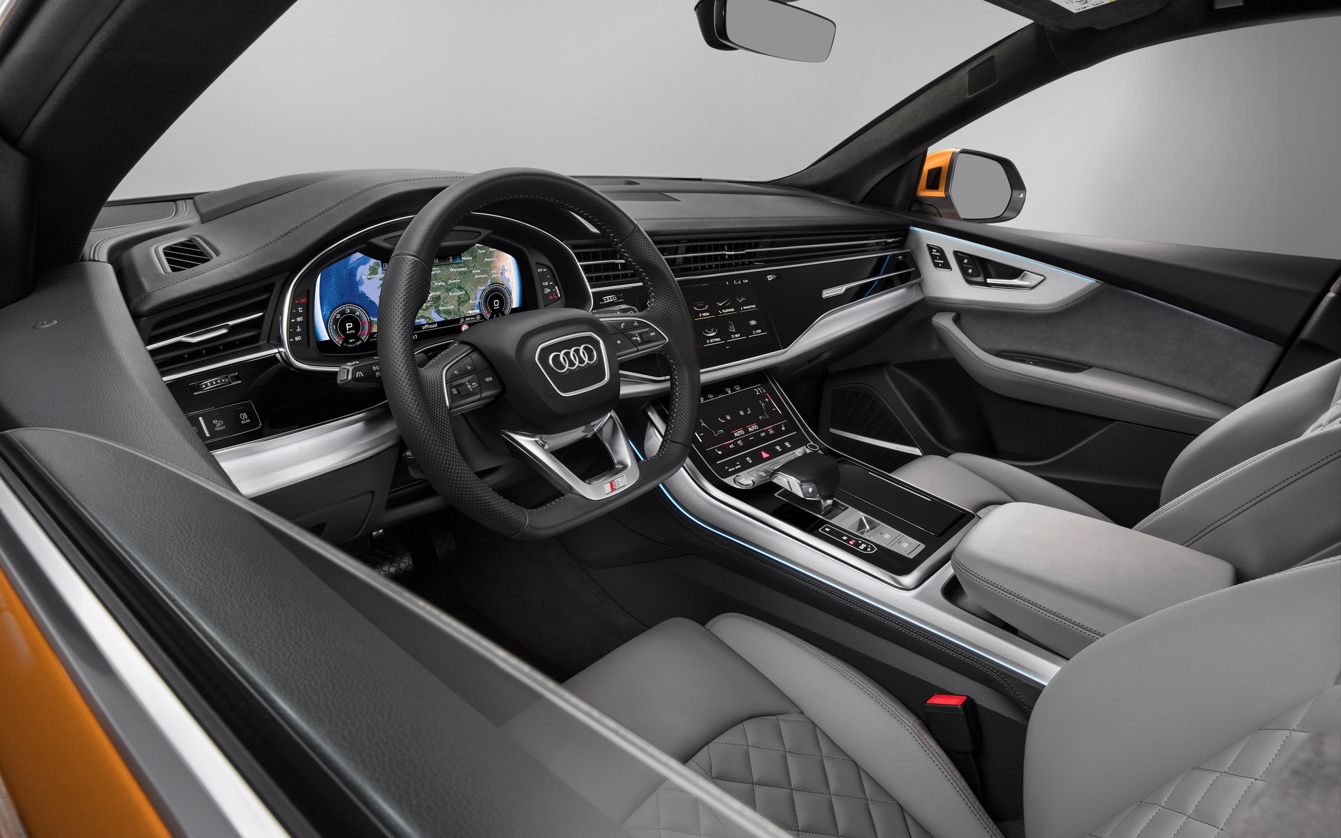 <p>Design int&eacute;rieur de l'Audi Q8&nbsp;2019</p>