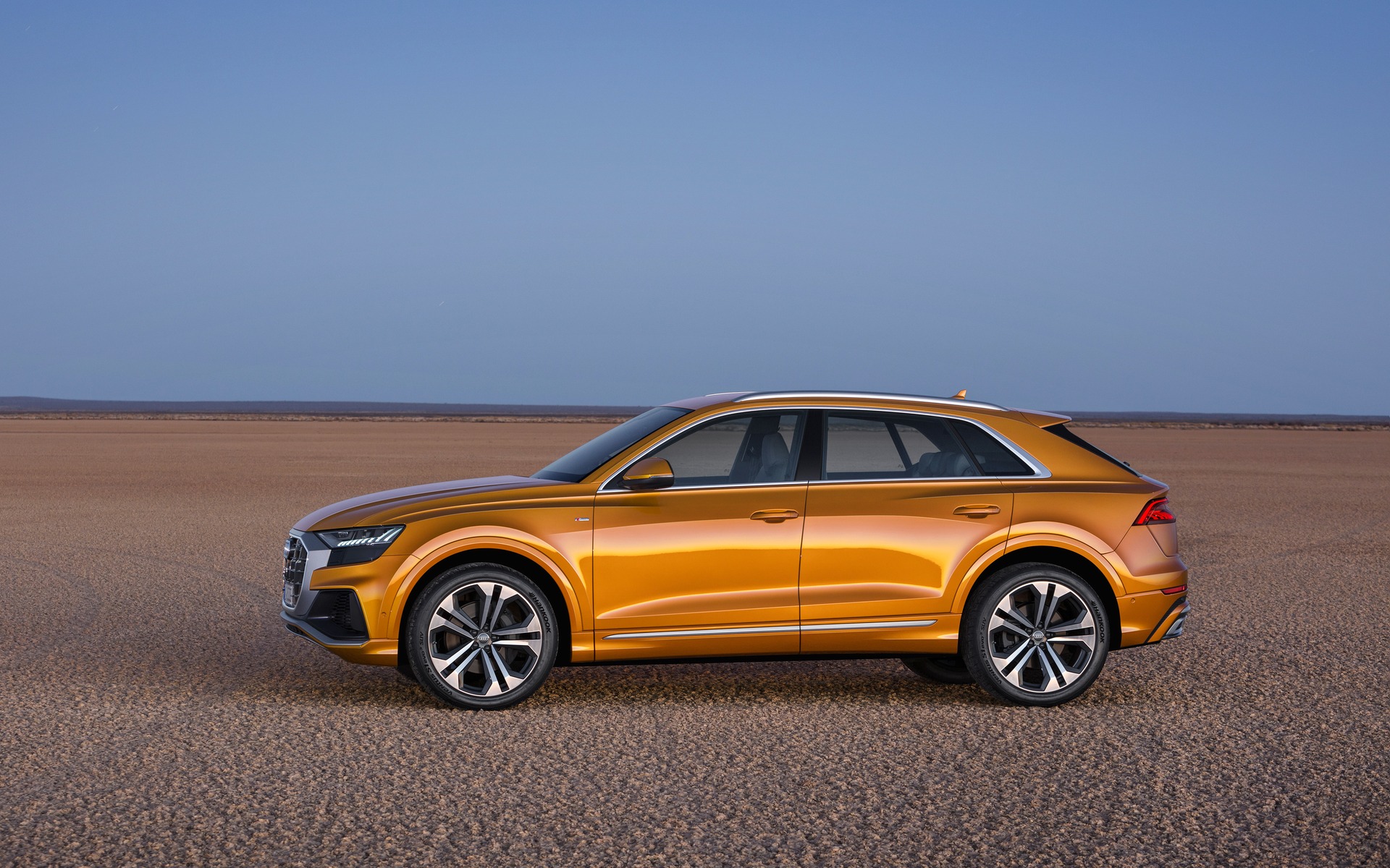 <p>2019 Audi Q8 with up to 22-inch wheels</p>