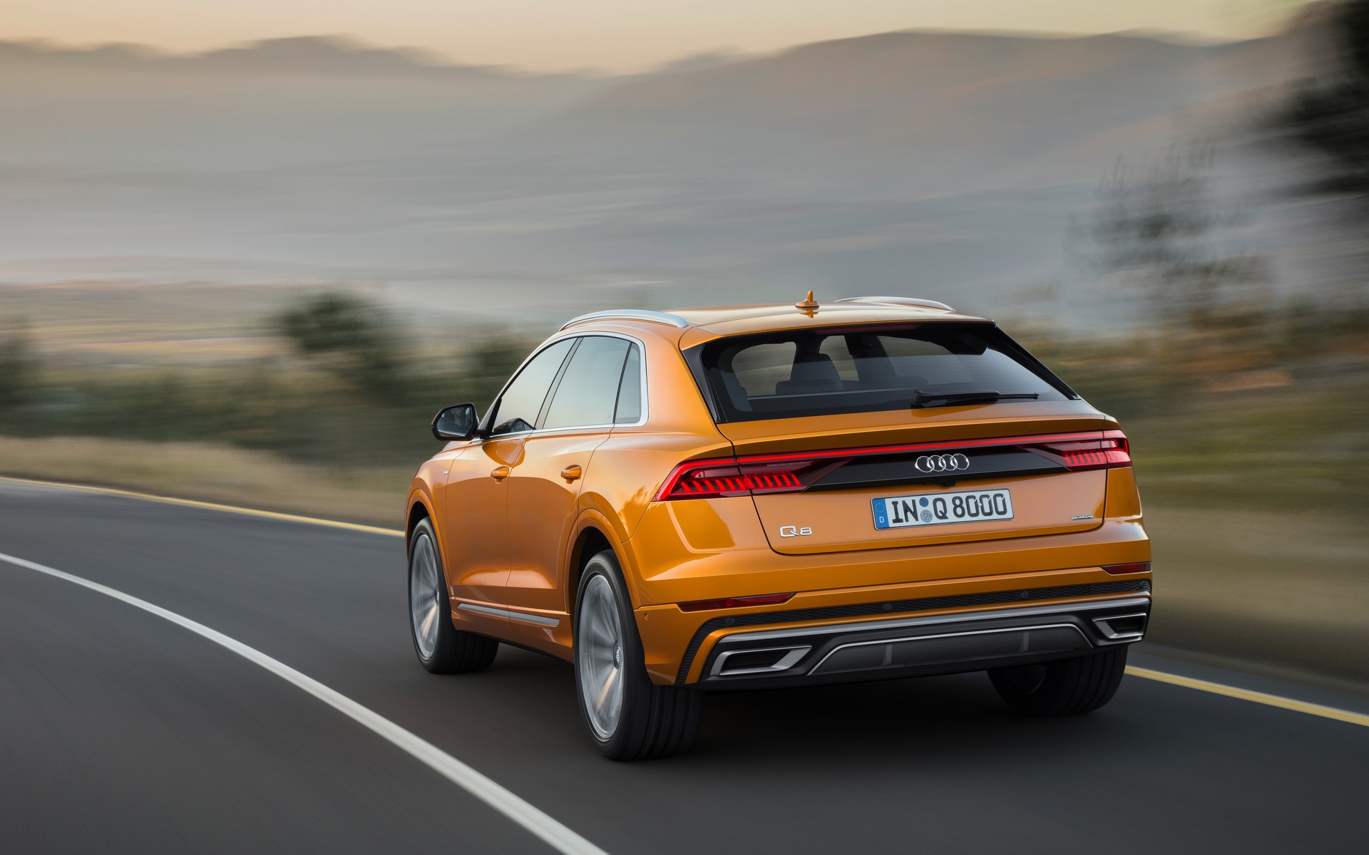 <p>2019 Audi Q8 and corners go hand-in-hand!</p>