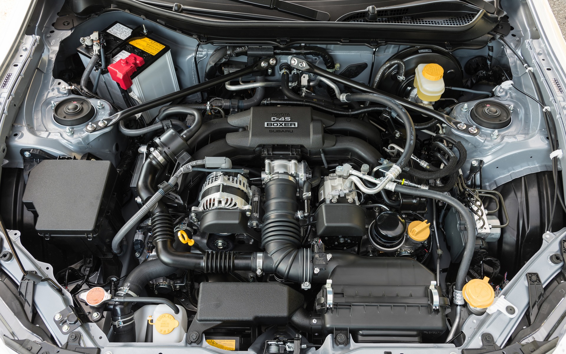 <p>Subaru Boxer engine in the Toyota 86</p>