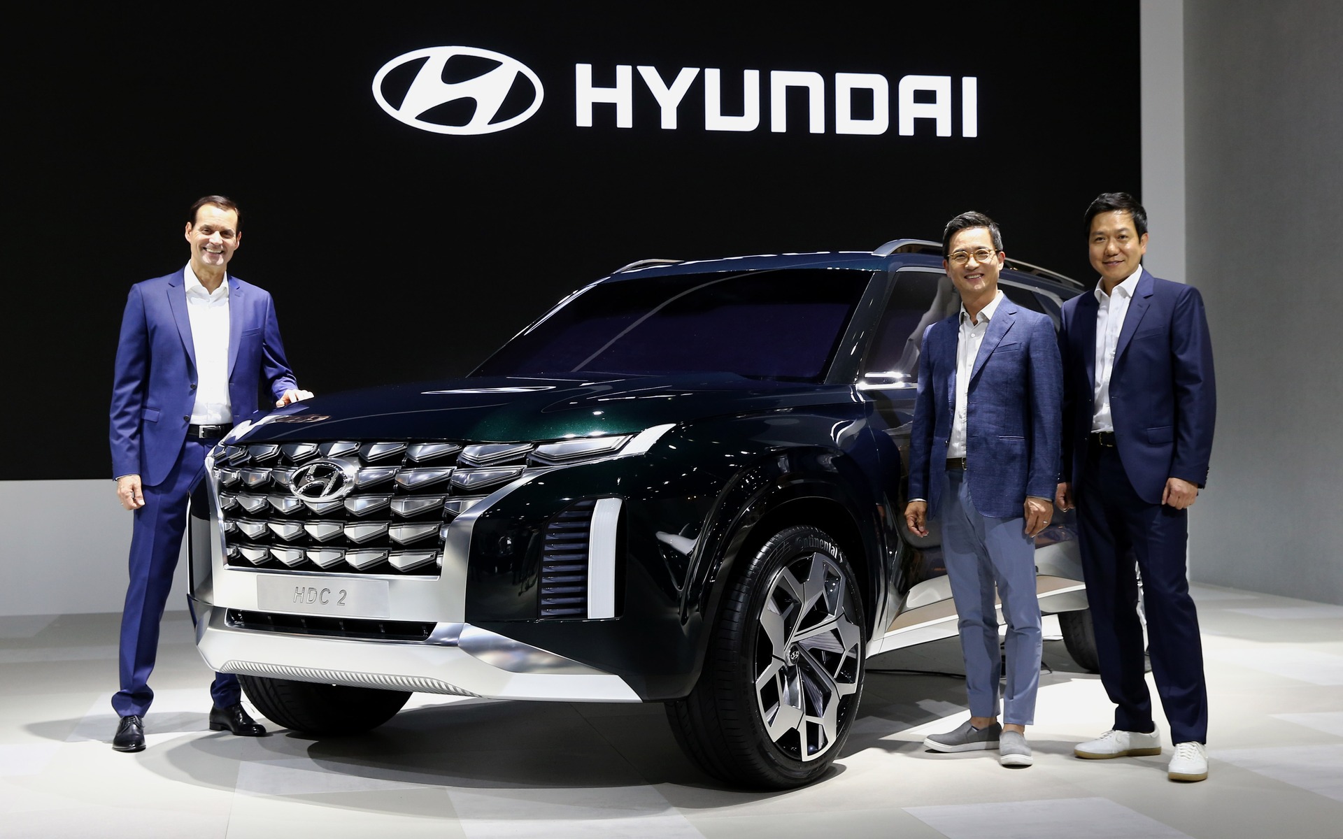 <p>Hyundai HDC-2 Grandmaster concept world premiere in Busan, Korea</p>
