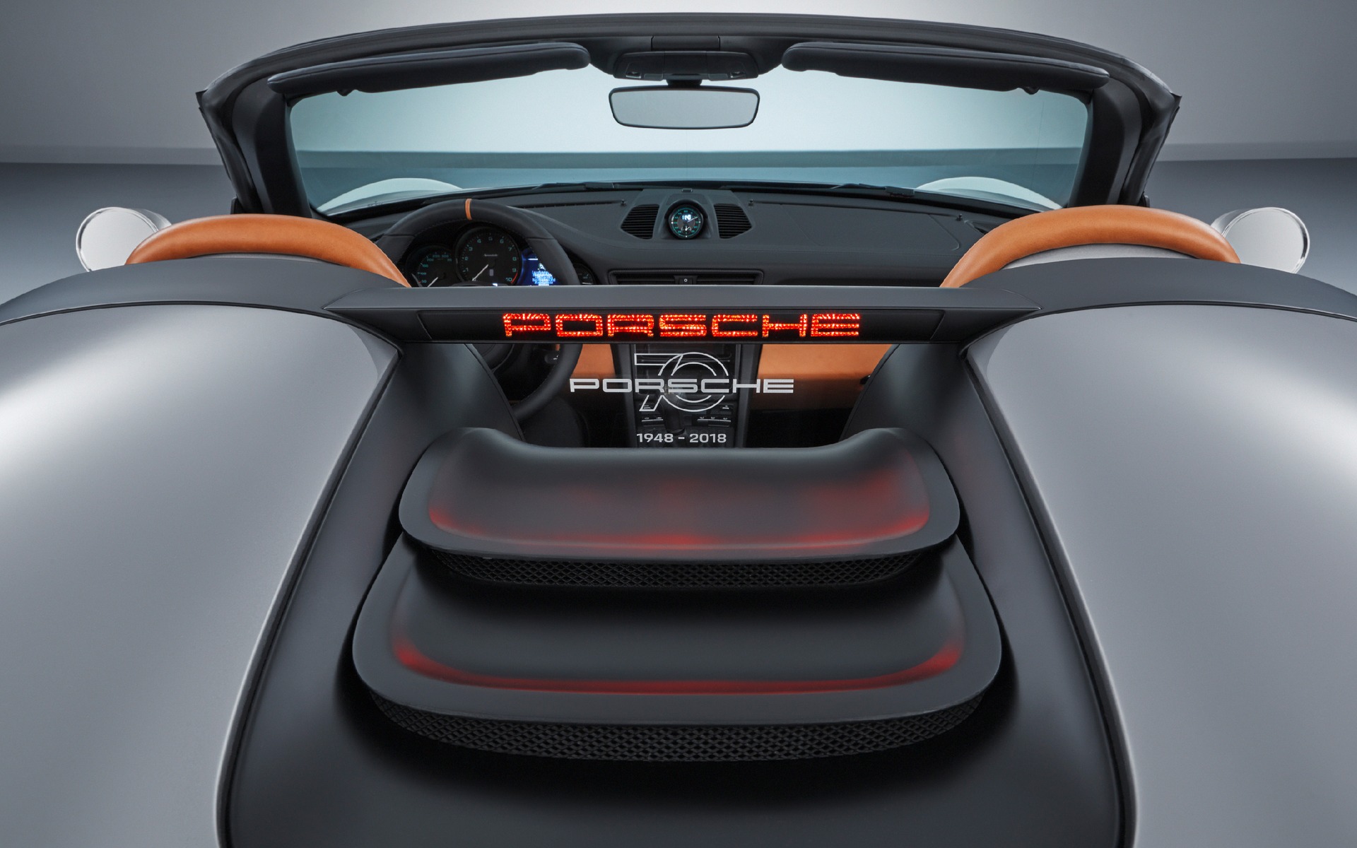 <p>D&eacute;tails de la Porsche 911 Speedster Concept</p>