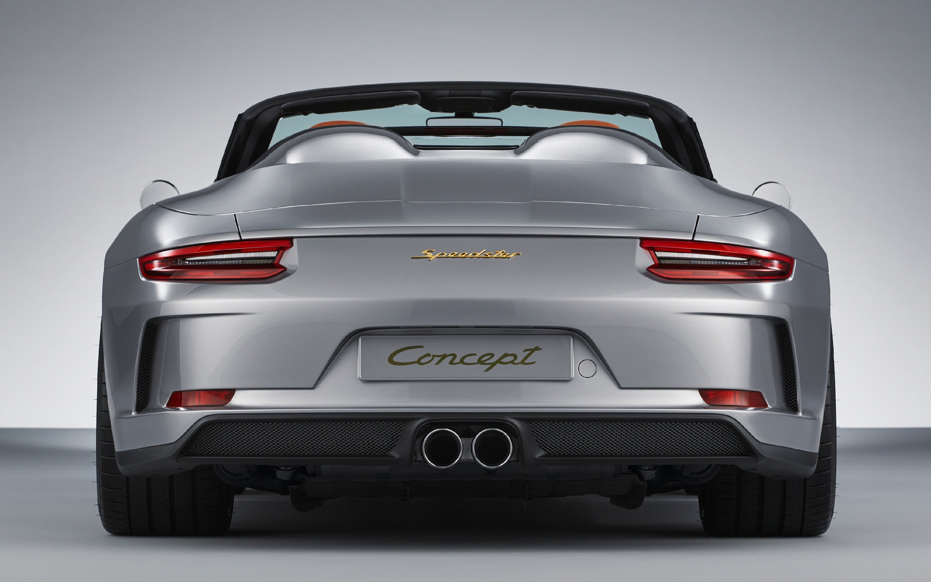 <p>Porsche 911 Speedster Concept, rear view</p>