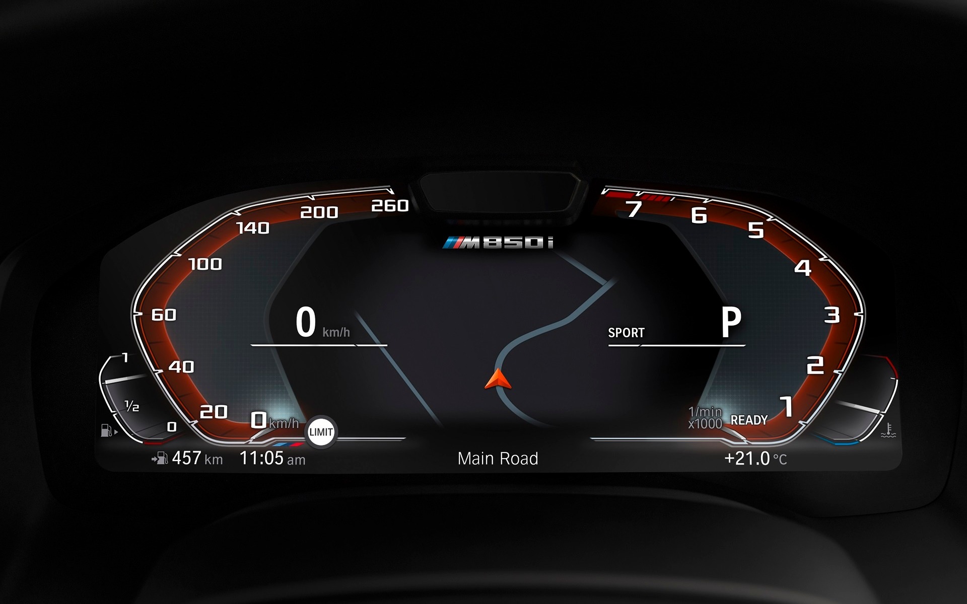 <p>Affichage de la navigation dans la BMW S&eacute;rie 8&nbsp;2019</p>