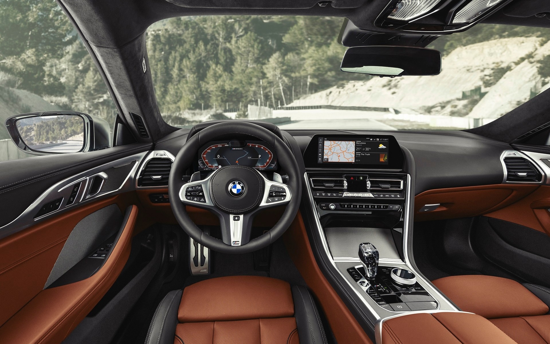 <p>2019 BMW 8 Series Coupe interior</p>