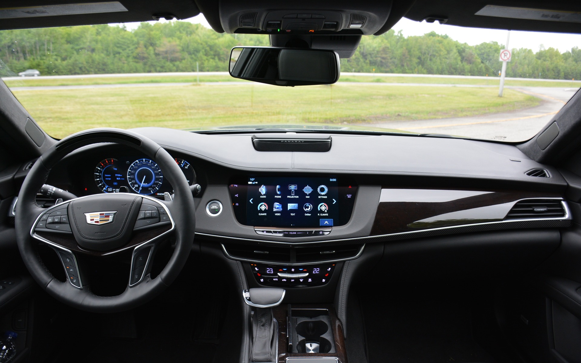 <p>Cadillac's Super Cruise technology in the CT6</p>