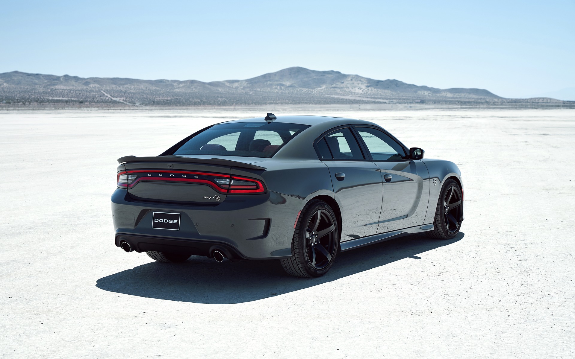 <p>Rear view of 2019 Dodge Charger SRT Hellcat</p>