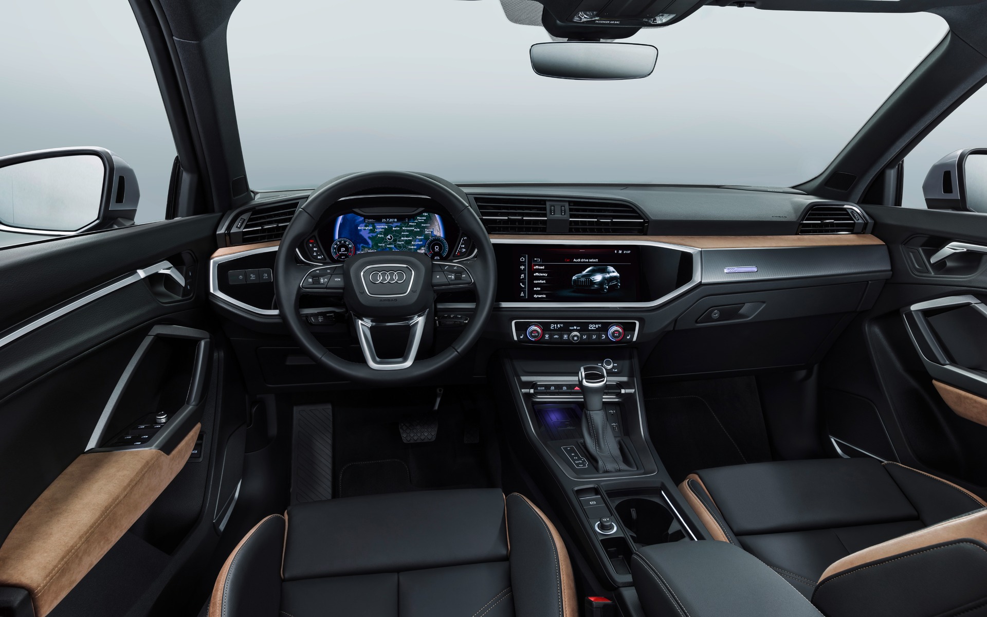 <p>2019 Audi Q3 interior</p>