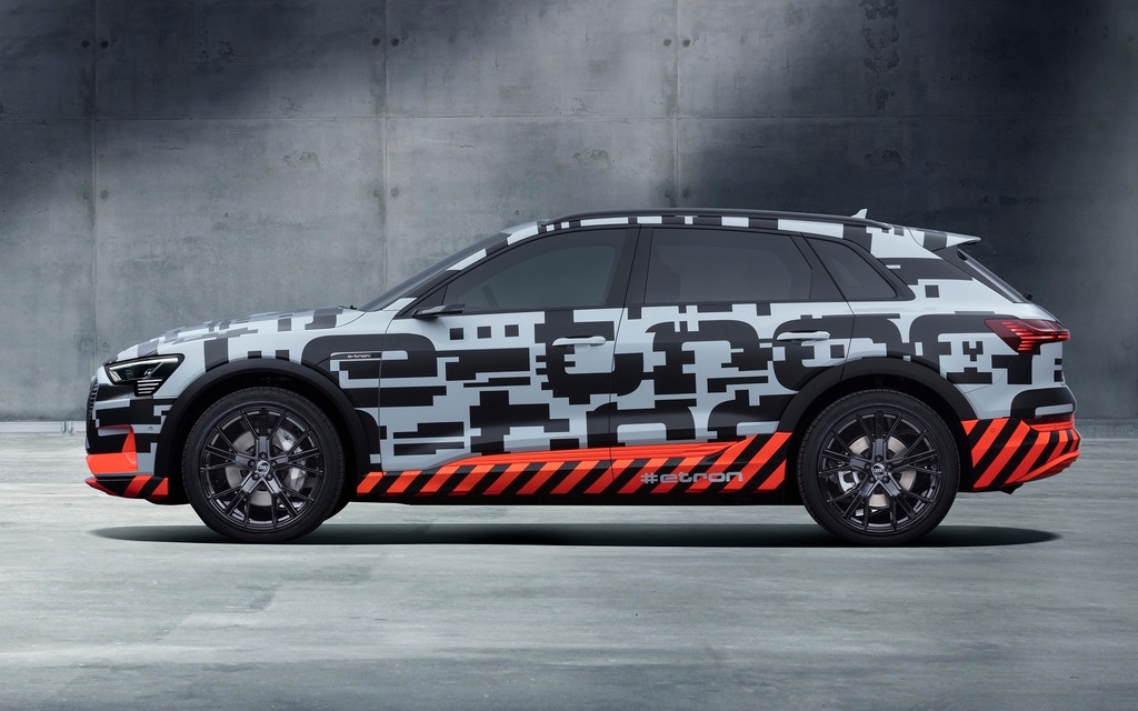 <p>L'Audi e-tron sera le premier VUS &eacute;lectrique de la marque</p>