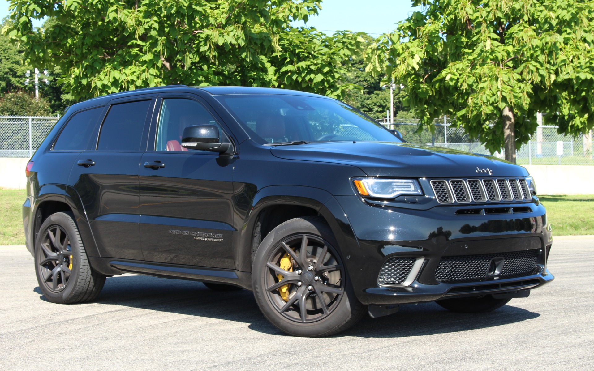 2021 Jeep Grand Cherokee Trackhawk Blue Interior