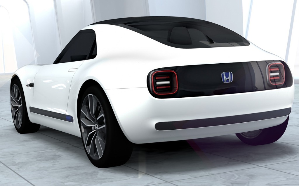 <p>Honda Sports EV Concept, unveiled at the 2017 Tokyo Auto Show.</p>
