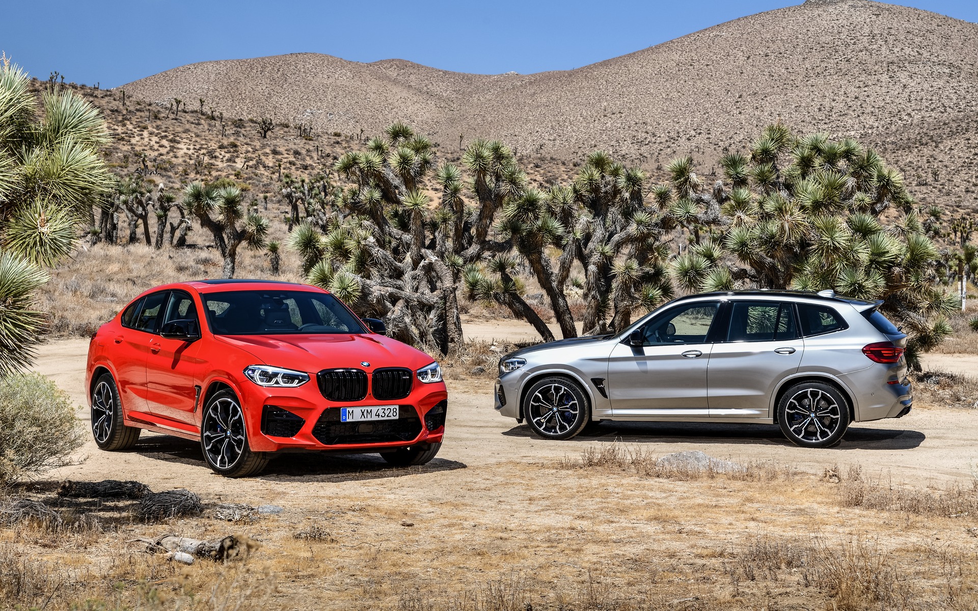 The new BMW X3 and the new BMW X4.