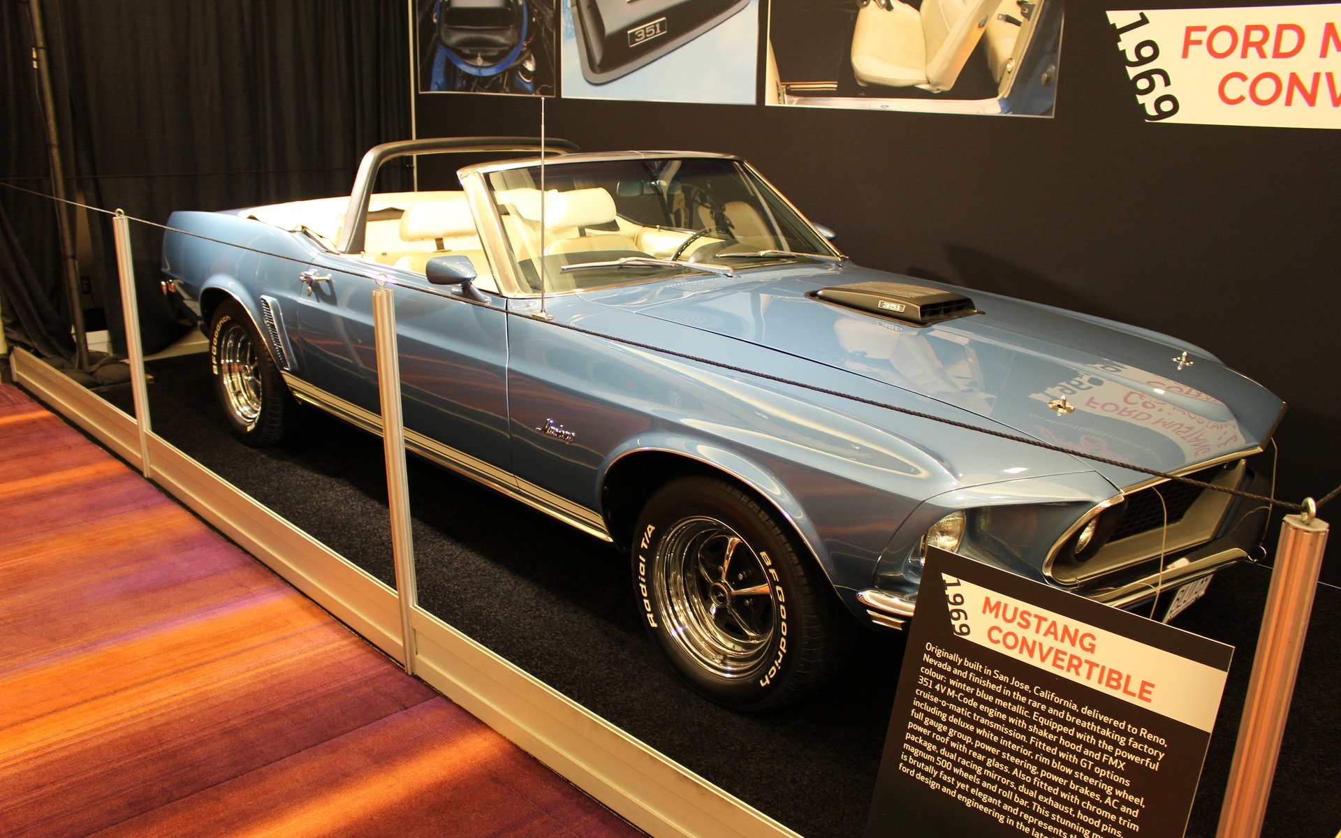 <p>Ford Mustang d&eacute;capotable 1969</p>
