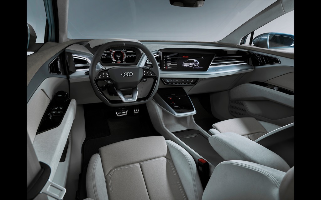 <p>Audi Q4 e-tron concept</p>