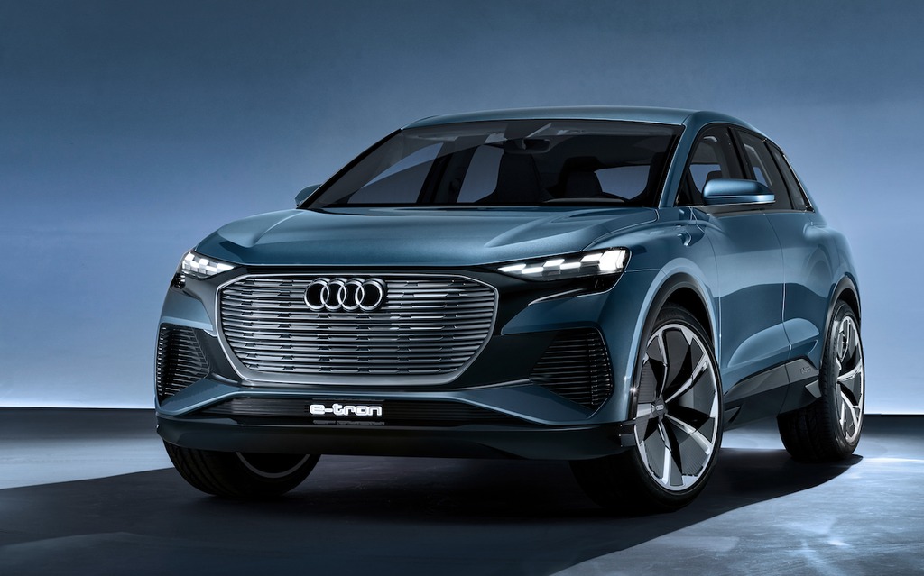 <p>Audi Q4 e-tron concept</p>