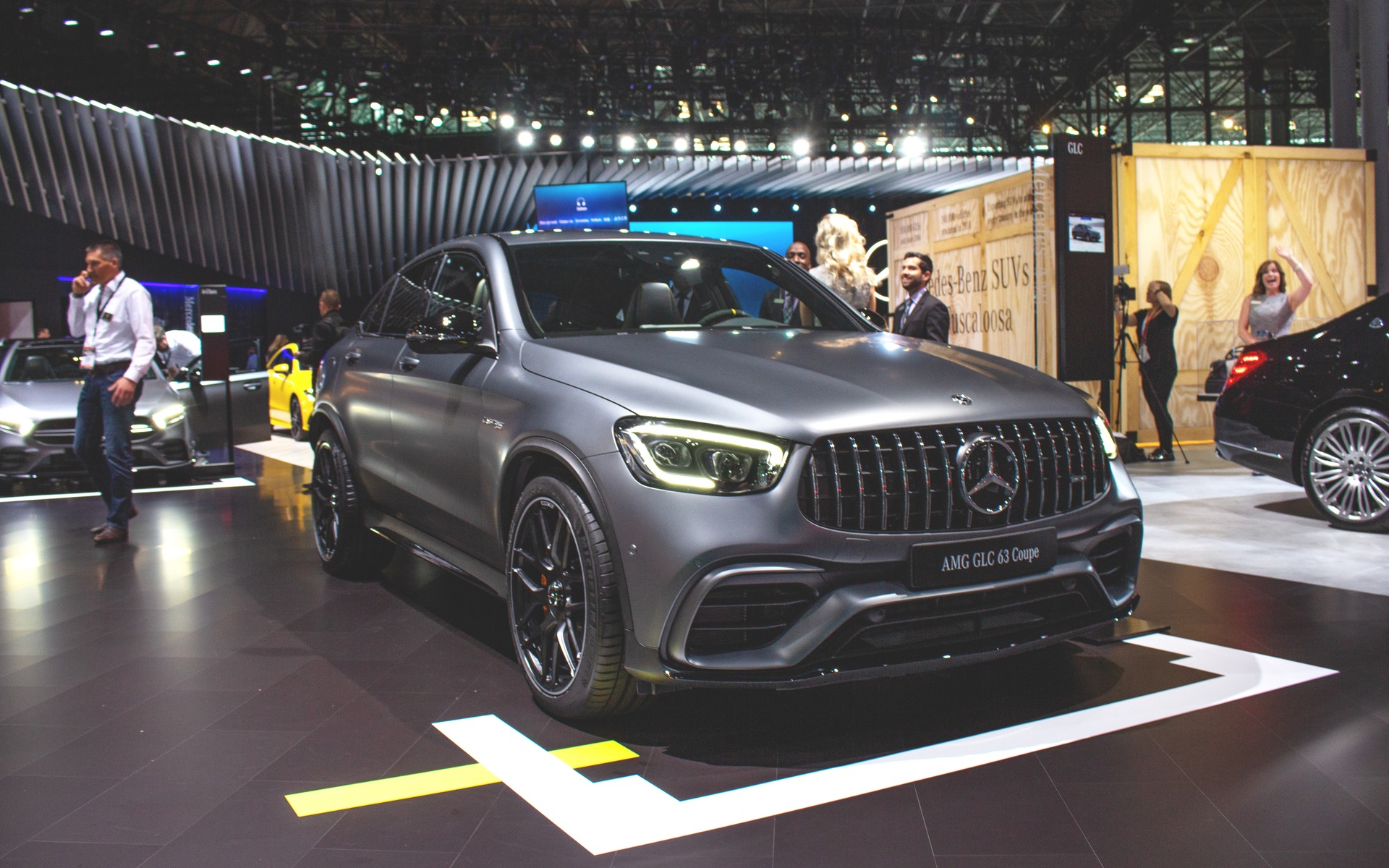 2020 Mercedes Amg Glc 63 Presented At The New York Auto Show