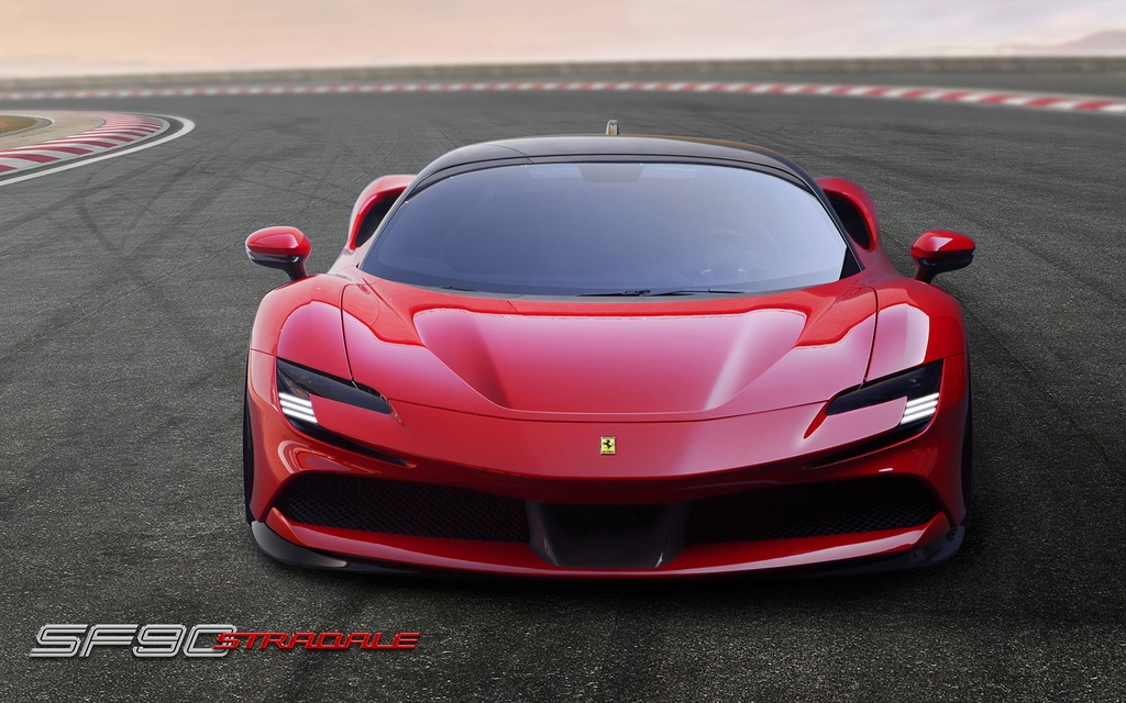 Voici la SF90 Stradale, la première Ferrari hybride rechargeable - Guide  Auto