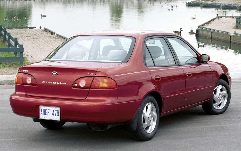 <p>Toyota Corolla<br>Eighth generation (1998-2002)</p>