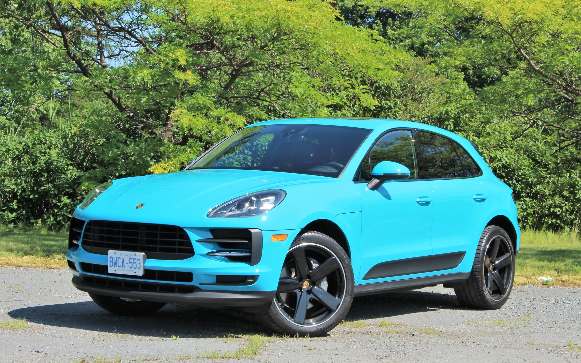 baby blue porsche macan - Jackson Arteaga