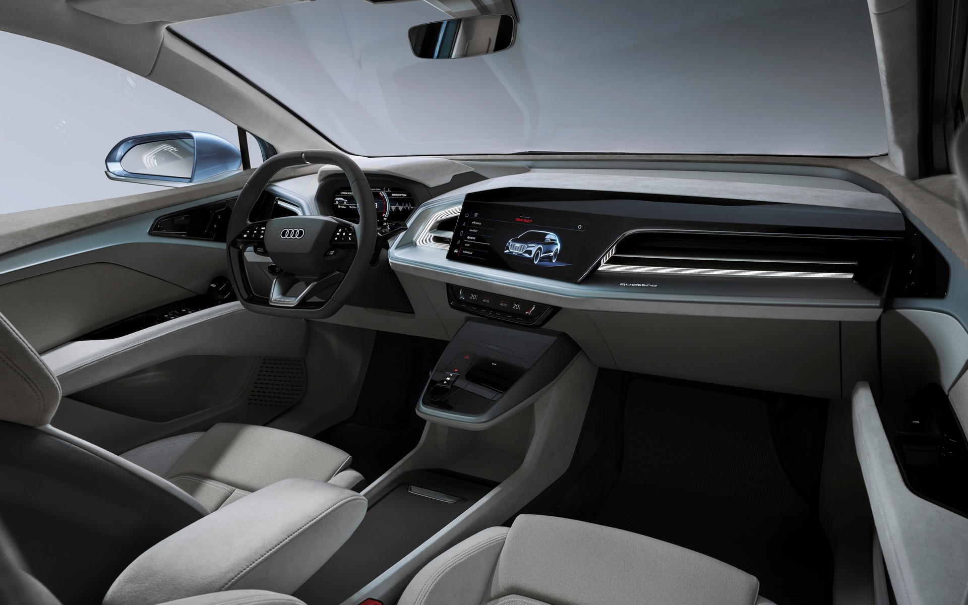 <p>Audi Q4 e-tron concept</p>