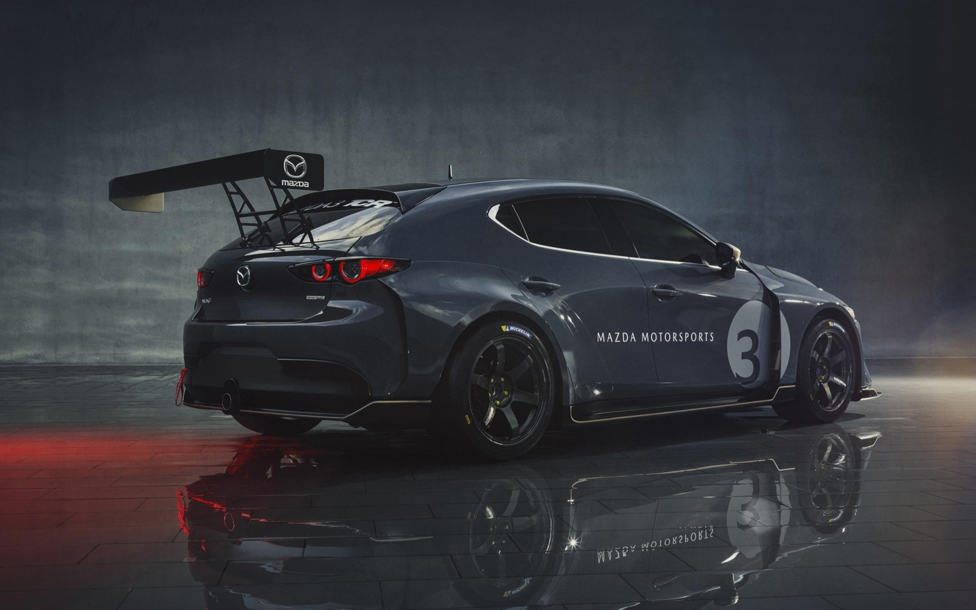 Mazda3 Tcr Goes Racing With A Giant Wing 1 7